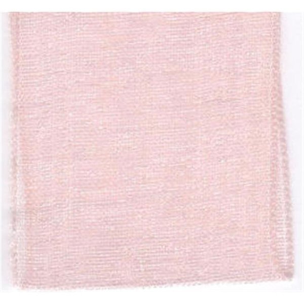 Papilion Papilion R072070230720100Y .88 in. Chiffon Ribbon 100 Yards - Peach R072070230720100Y